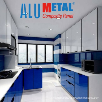 1.8 mm 2mm  aluminium composite panel  ACP used in the kitchen cabinet